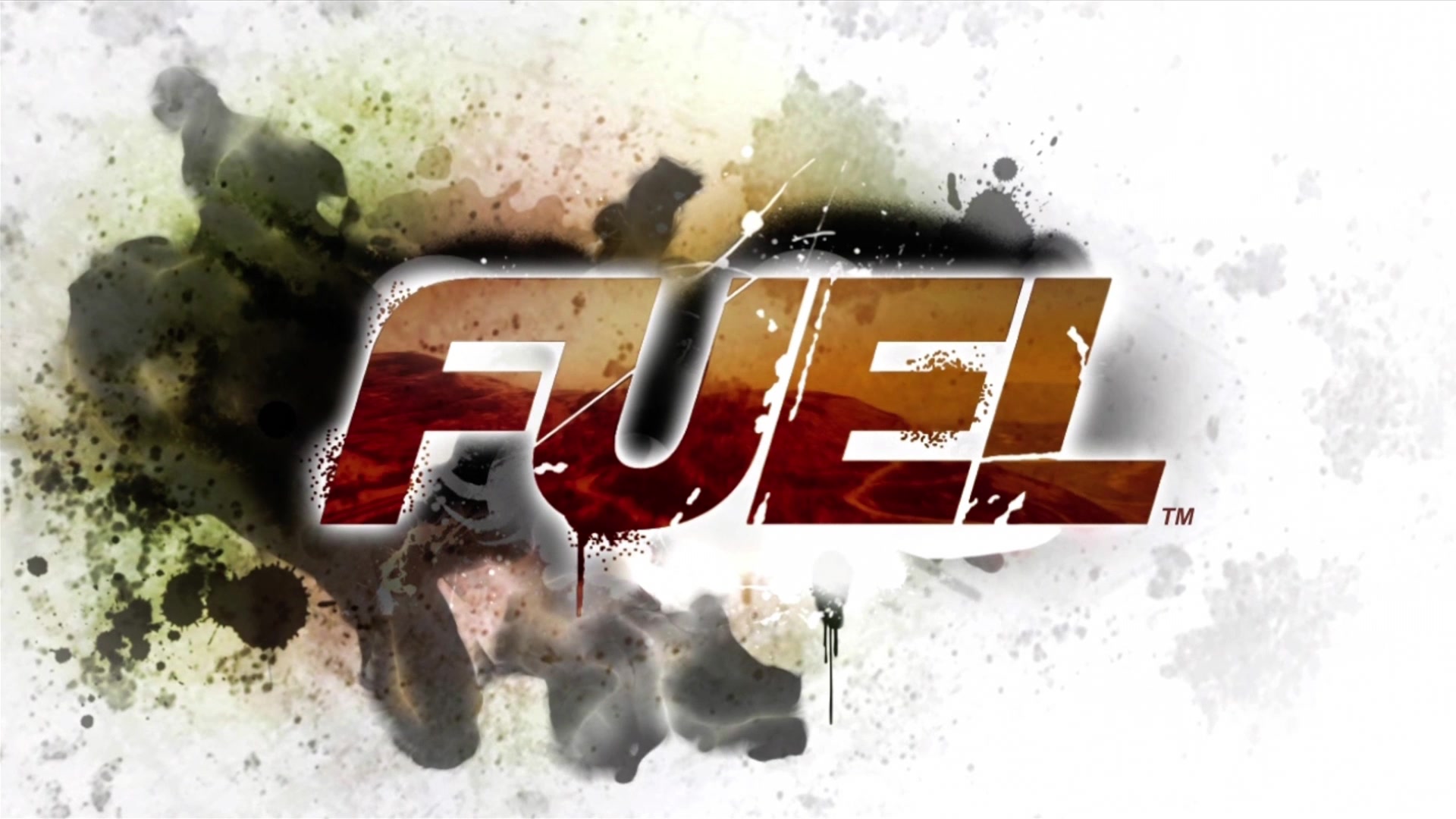 Fuel title screen for Xbox 360